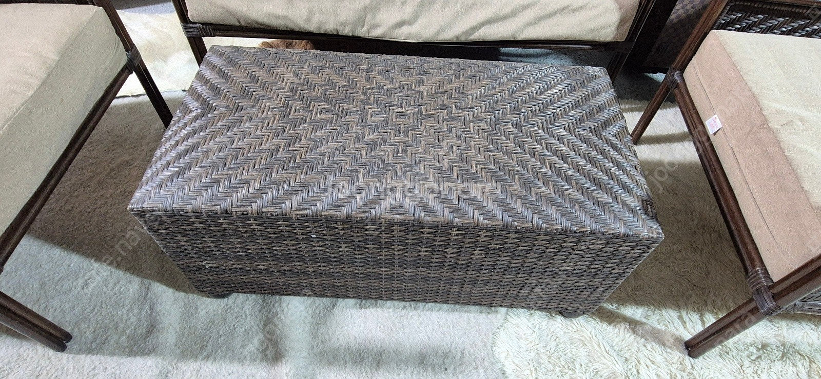 *판매* 라탄 야외용 2인+1인+1인+테이블 풀세트 소파48만원서울 경기 (근거리) 무료배송 그 외 배송 가능...--6